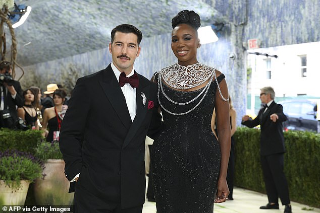 Venus Williams and new husband make Met Gala debut as Olympic ‘traitor’ Eileen Gu headlines sports stars at fashion extravaganza