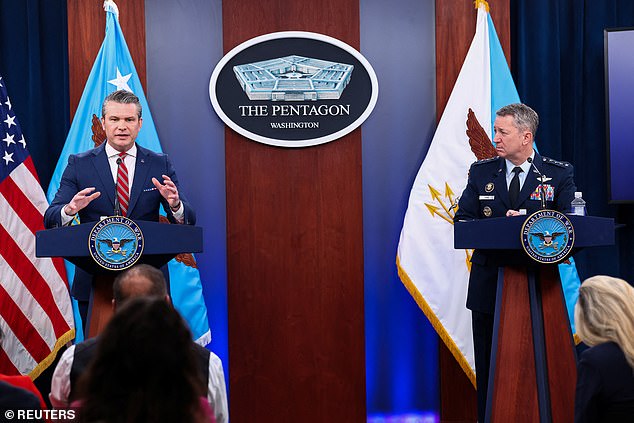 Pete Hegseth insists fragile ceasefire NOT over despite admitting troops attacked by Iran 10 times… and Trump is considering more strikes