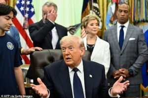 Trump announces pause on breaking Iran’s blockade of Strait of Hormuz as he signals hope for ‘complete and final agreement’