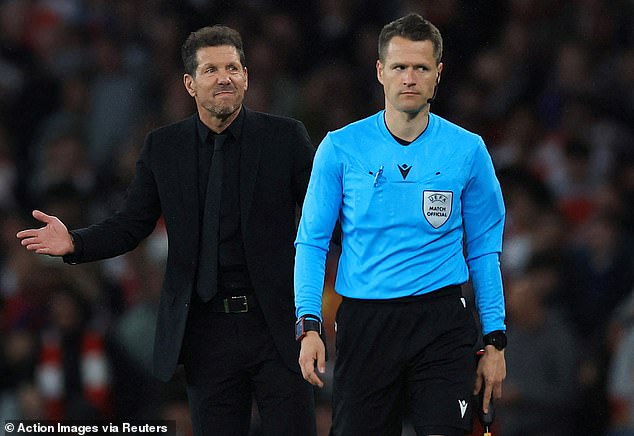 What furious Atletico Madrid ‘are saying privately about Arsenal’: Anger over ‘underhanded tactics’, THREE penalties, a figure behind the scenes – and the behaviour of a substitute