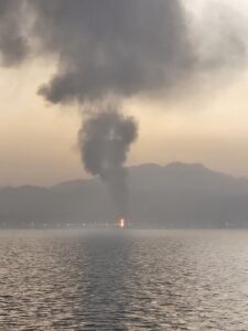 Trump unleashes midnight strikes on crucial Iran oil port as officials frantically insist ceasefire is holding