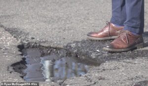 Labour accused of trying to ‘rig’ pothole ranking scheme in favour of its town halls by including ‘barmy’ Net Zero targets within score for receiving cash