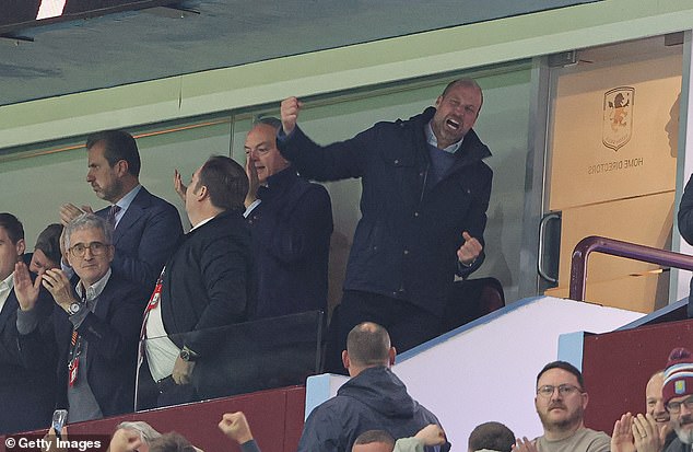 Prince William ‘will find a way’ to watch his beloved Aston Villa’s final in Turkey