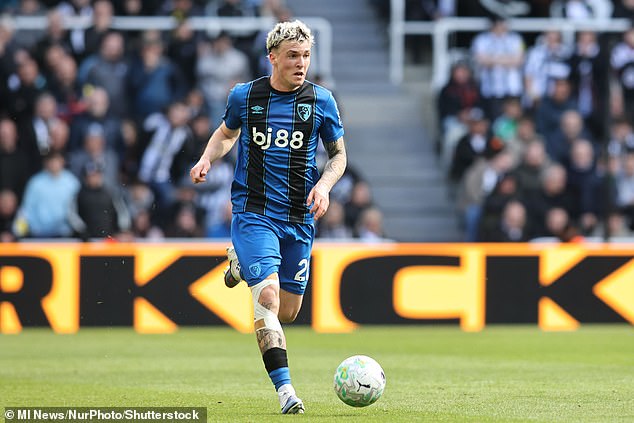 Bournemouth confirm investigation into star over alleged messages to 15-year-old girl as player is excluded from squad for match this weekend