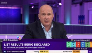 GAVIN MADELEY: TV coverage of the Scottish election was a marathon of BBC babble… like Eurovision without the sequins