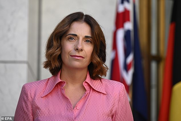 Inside Anika Wells’ ‘sideline meeting’ at a friend’s 40th birthday bash during taxpayer-funded trip