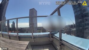 Brave cops rescue woman from cusp of death as she dangles from edge of New York City skyscraper