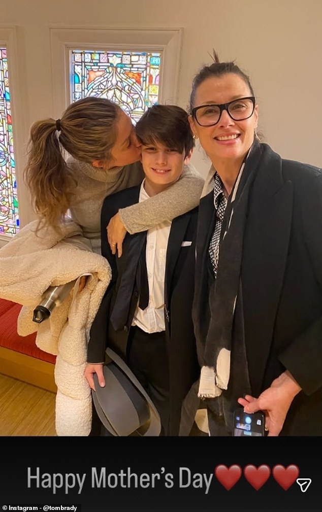 Tom Brady sends Mother’s Day wishes to exes Gisele Bundchen, Bridget Moynahan and the world’s ‘best’ mom