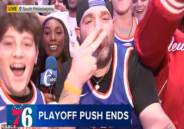 Rowdy Knicks fans mob 76ers reporter after taking over Philadelphia for NBA playoff sweep