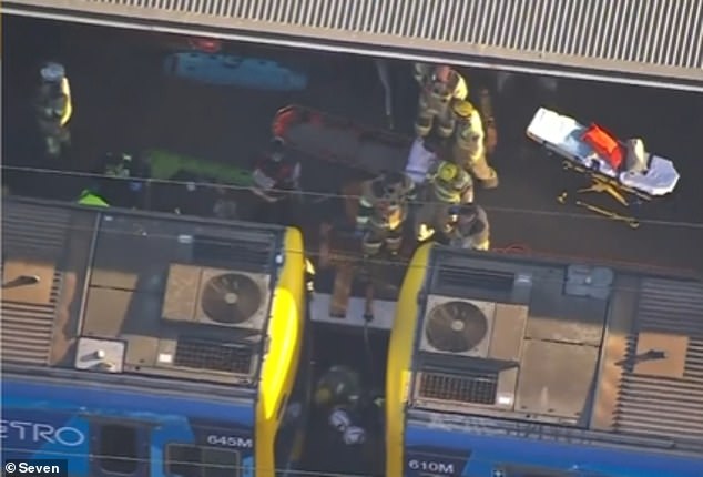 Horror as Year 7 student is hit by a train after his backpack became caught between two carriages