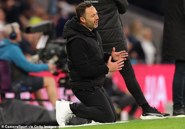 Tottenham 1-1 Leeds: Spurs show the same streak of crippling self-sabotage despite Roberto De Zerbi’s best efforts as hosts drop critical points in relegation dog-fight, writes IAN LADYMAN
