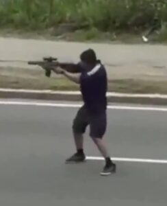 Fury as gunman opens fire on cars in terrifying attack after being freed for SAME crime