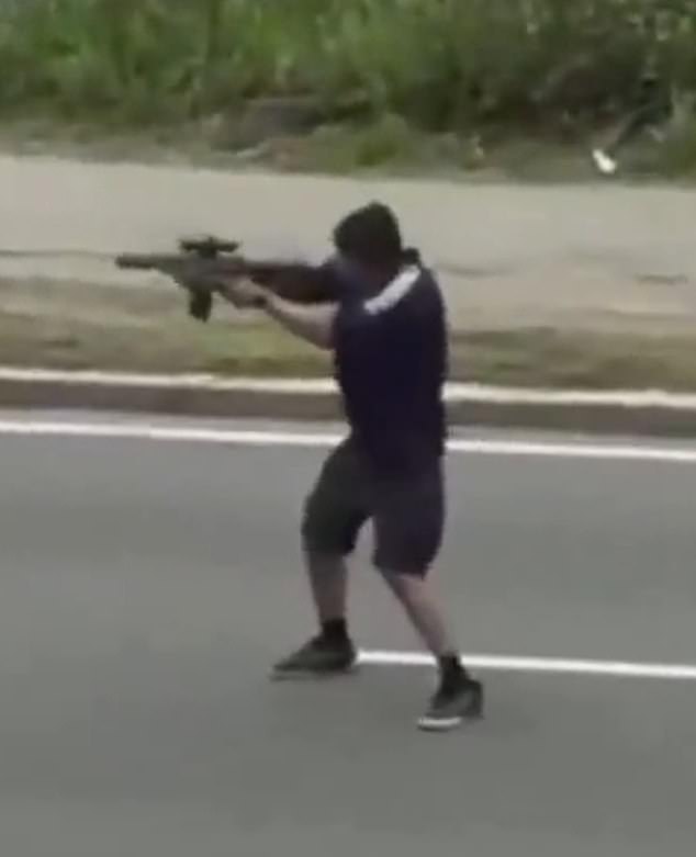 Fury as gunman opens fire on cars in terrifying attack after being freed for SAME crime