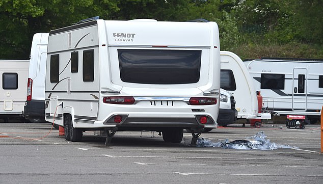 Fury as ‘nuisance’ travellers take over B&Q car park with 17 caravans, dogs running riot and rubbish piling up