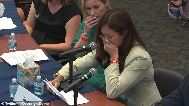 Harrowing moment Epstein rape victim breaks down in tears as she reveals his revolting boast