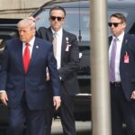 Moment ‘skirmish’ breaks out between Trump’s Secret Service and Chinese security during Beijing visit as tensions flare