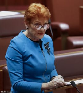 Pauline Hanson reveals her radical  vision for Australia in Budget reply – before her speech is cut short