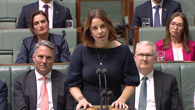 Anika Wells is hammered with brutal question about her taxpayer-funded ‘meeting’ at a bar during her friend’s 40th birthday party