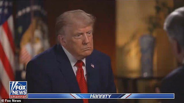 Trump reveals ‘friend’ Xi’s slippery response when he asked about nuke fears… as he unleashes new nickname for Democrats