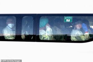 Welcome to hantavirus quarantine: Six people including a Brit arrive at remote Australian facility where they will be kept in isolation for at least three weeks