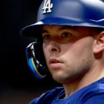 Wild moment Dodgers star beats himself with a bat in explosive dugout meltdown