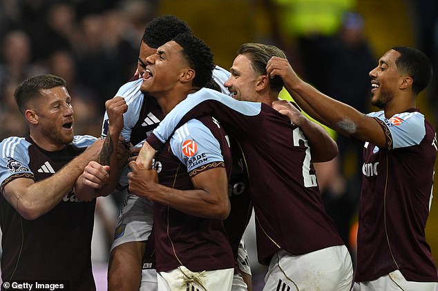 While Aston Villa aim to make history in Istanbul, Liverpool can only look to the past, writes TOM COLLOMOSSE as Unai Emery’s side secure Champions League status with ruthless win that raises more questions over Arne Slot’s position