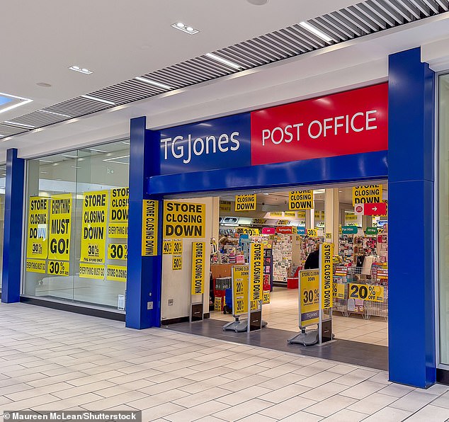 Dozens of Post Office counters in rebranded former WH Smith stores are feared at risk in TG Jones overhaul