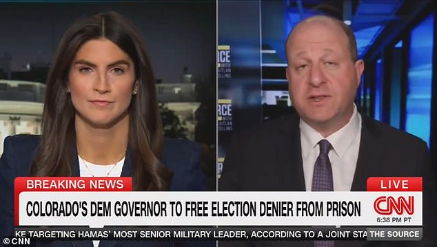 Colorado’s Democrat governor commutes sentence of official who tried to help overturn 2020 election