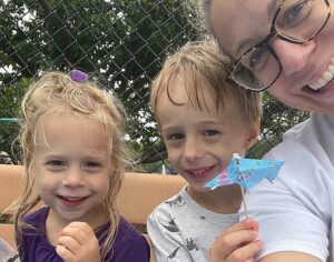 Acupuncturist mom accused of murdering her two young children at $1.5m home during poisonous divorce from husband is brutally snubbed at their funeral