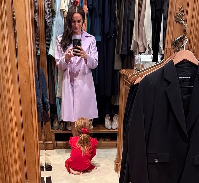 ‘Breathtaking hypocrisy’: Meghan Markle accused of sharing ‘tone deaf’ image of Lilibet – hours before giving a speech warning of dangers of social media