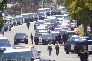 ‘Hate rhetoric’ belonging to teen gunmen discovered as pair are identified after opening fire on San Diego mosque and killing three