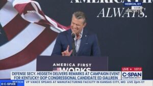 Pete Hegseth does surprisingly accurate impression of Trump while explaining how he became Secretary of Defense