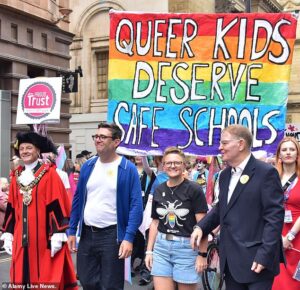 Andy Burnham said that men who identify as women should be able to use female toilets – and only a ‘small minority’ object, he claimed
