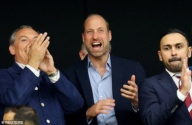 John McGinn jokes he hopes Prince William ‘will have a couple of drinks and get his credit card out’ to pay for Aston Villa’s Europa League party celebrations – as triumphant captain hails royal’s support for the team