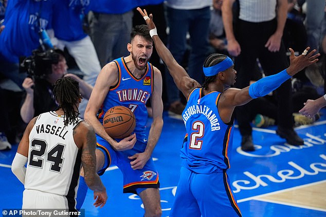 Delight for Oklahoma City Thunder as Shai Gilgeous-Alexander puts in MVP-caliber display to beat San Antonio and level Western Conference Finals