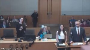 Radio legend’s daughter looks frail as she appears in court over claims she tricked The Bachelor star into thinking she was pregnant with his baby after one night stand