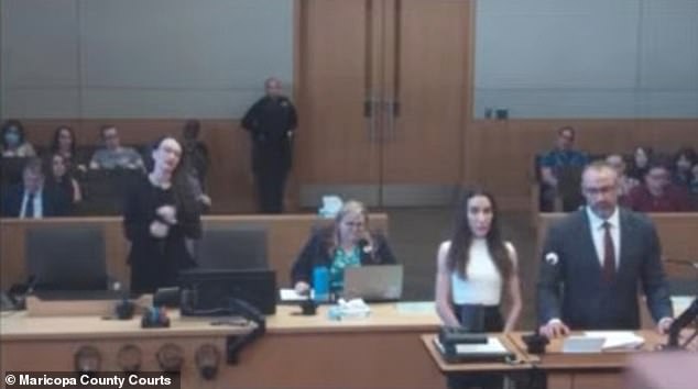 Radio legend’s daughter looks frail as she appears in court over claims she tricked The Bachelor star into thinking she was pregnant with his baby after one night stand