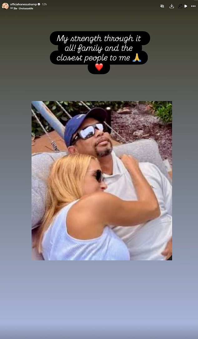 Vanessa Trump sends emotional message to boyfriend Tiger Woods amid her battle with breast cancer