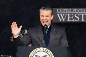 Pete Hegseth breaks out ‘hilarious’ Trump impression leaving West Point graduates in stitches… after president’s furious phone call with defense chief