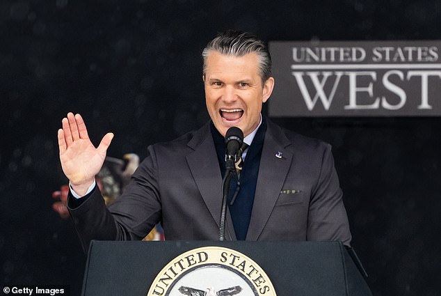 Pete Hegseth breaks out ‘hilarious’ Trump impression leaving West Point graduates in stitches… after president’s furious phone call with defense chief