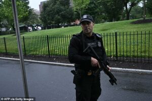 White House locked down and reporters forced to dive for cover as gunfire erupts