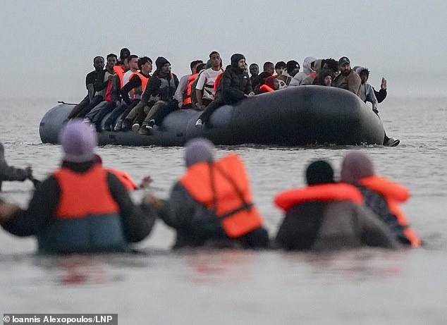 Almost 700 Channel migrants arrived in Britain over past two days – taking total small-boat crossings so far this year above 8,000