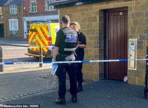 Woman’s body is found in public toilet near historical landmark in Banbury – as police launch probe into her death