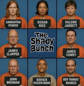 Trump goes on AI spree mocking Barack Obama and James Comey in ‘Shady Bunch’ rogues’ gallery while boasting that he’s looking ‘younger than ever’