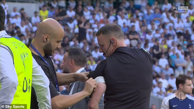 Gary Neville furious at ‘mind-blowing’ referees’ technical failure which stopped Tottenham’s final-day game – for the THIRD time this season