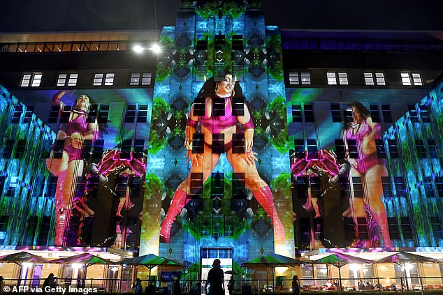 Chaos at Sydney’s Vivid festival: Drones rain from the sky as sexualised display at family event sparks fury