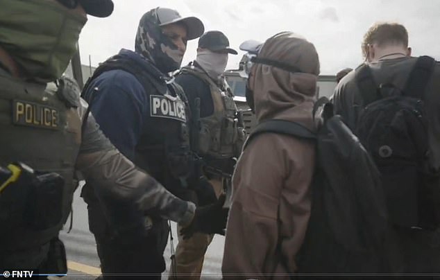 Chaos outside ICE detention center where hundreds of migrants are on hunger strike as protesters storm facility and senator is pepper-sprayed
