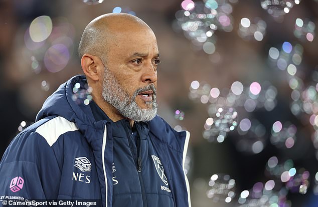 Nuno Espirito Santo to STAY as West Ham boss in remarkable u-turn after they were relegated – with owner David Sullivan’s girlfriend leading calls to ‘regroup and restructure’