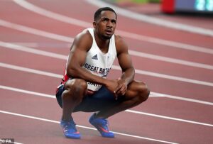 British sprinter CJ Ujah appears in court with nine others accused of cryptocurrency fraud ‘that saw one victim lose more than £300,000’