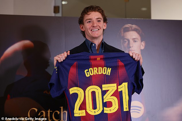 An eight-hour delay, speaking fluent Spanish, qualities that impressed new boss and club’s cunning plan to bag Marcus Rashford on the cheap: How Barcelona granted Anthony Gordon’s childhood wish